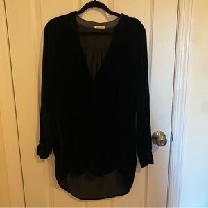 Black Velvet Free People Mini Dress